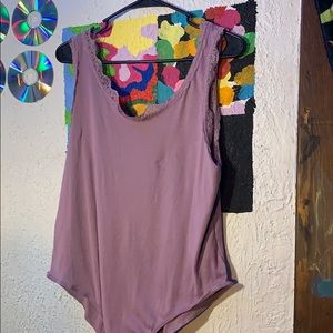 Laced Purple Bodysuit